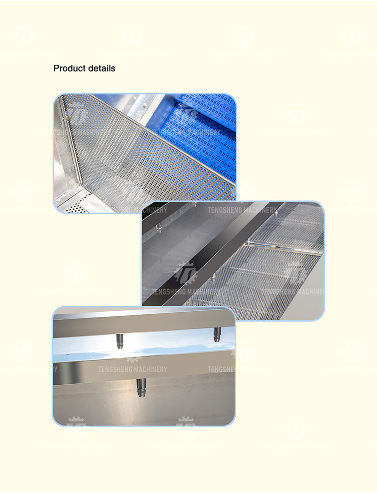 SS Fruit Bubble Washing Machine Commercial Vegetable Cleaning Equipment