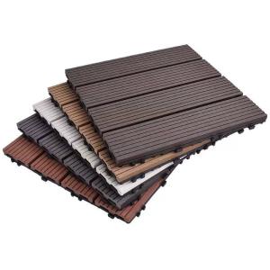 Quality 300*300mm WPC Wood Plastic Composite Outdoor Flooring/ Decking for Garden Improvement wholesale