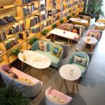 Lounge Booth Seating Cafe Dining Chair Sofa Stripe Fresh 52x60x75cm
