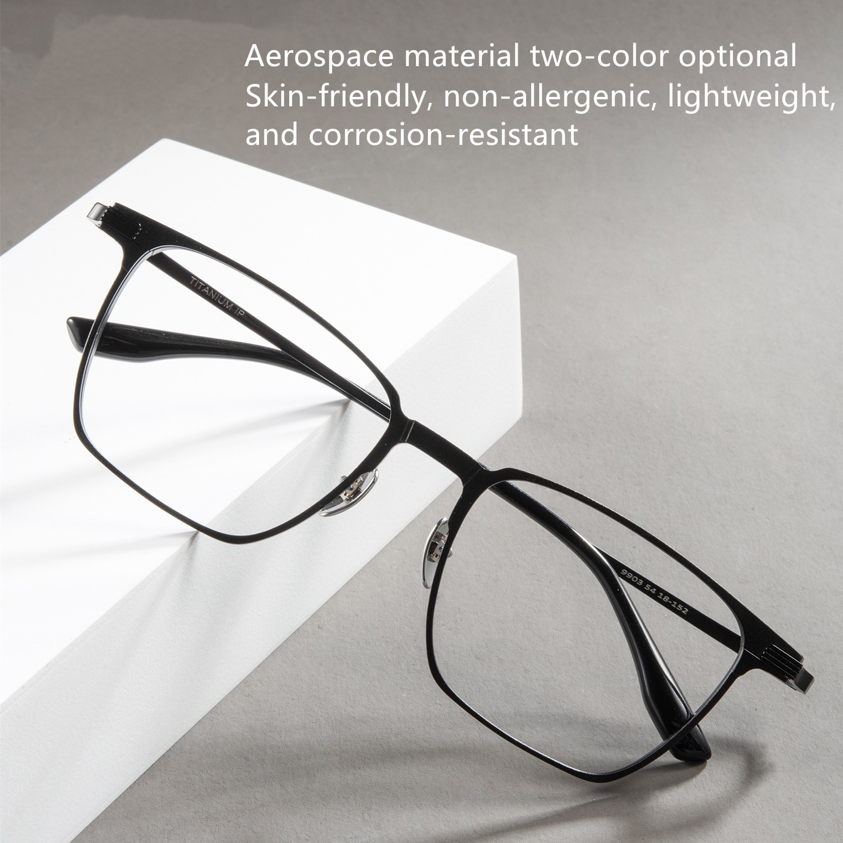 Large Frame Optical Glasses Set Of Polarized Night-Vision Film
