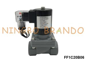 Quality 3/4'' CPVC Anti Corrosive Solenoid Valve For Chemical Acid Alkali 24VDC 110VAC 220VAC wholesale