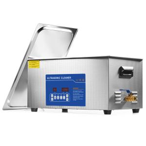 Quality 110V/220V Ultrasonic Cleaner 480W for Motorcycle Parts Tools Chains 22L Capacity 28/40 kHz Frequency Digital Control wholesale