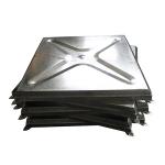Hot Dipped Galvanized Water Storage Tank , Panel Pressed Steel Sectional Water