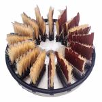 Polishing Sisal Sand Paper Brush Roller For Sanding Machine