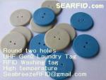 Round two holes Laundry Tag, UHF Gen2 Laundry Tag, RFID Washing tag, High