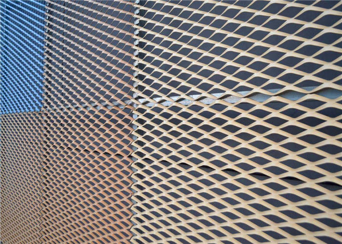 1220mm Length 5mm Expanded Wire Mesh For Parking Facades