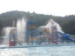 Aqua Park Playground Water Slide Family Fiberglass Big Splash Slide Anti