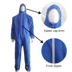 SMS Fabric Anti-Virus Dustproof Protective Equipment Hooded Coveralls VASTPROTEC