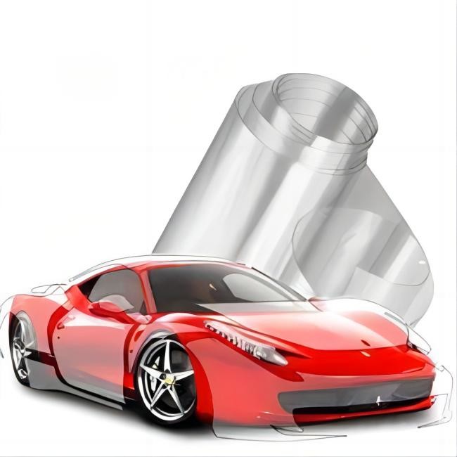 1.52*15m High Glossy Car Body Film Ppf With Tpu Material Anti Scratch / Corrosion / Yellowing Auto Paint Protection Film