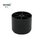 KR-P0159 Smooth Round Furniture Legs , 50*45*40mm Plastic Bed Frame Feet Quick