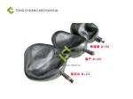 Natural Rubber Sany Concrete Pump Parts Accumulator Capsule