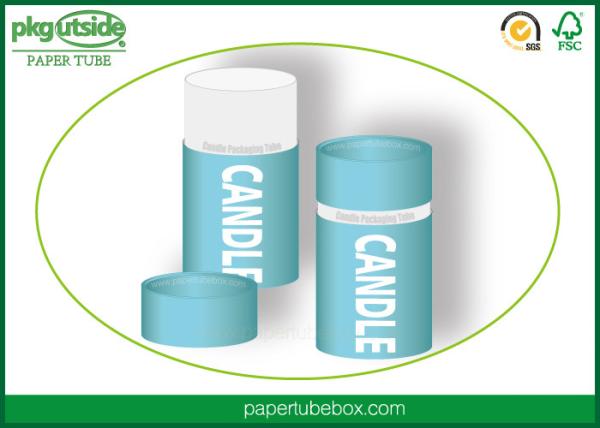 Custom Printed Candle Packaging Boxes 100% Eco Kraft Stamping Logo Well -