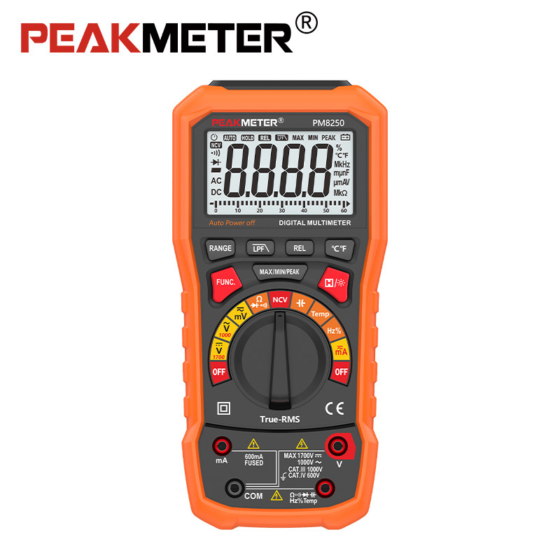 Auto Range Photovoltaic 1700V Digital Multimeter Relative Measurement MAX/MIN/PEAK Multimeter