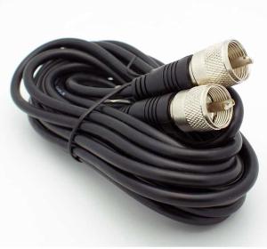 Quality 12' 50 Ohm UHF Male - UHF Male (PL-259) Cable - RG58 Coaxial cable wholesale