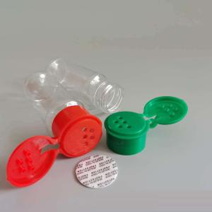 Quality Plastic PET Spice Pepper Powder Container Seasoning Bottle Round Shaped 100g wholesale