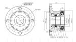 IATF16949 AHUB-0003 Agricultural Farm Bearing Units
