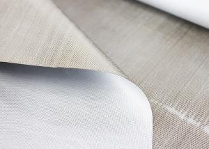 Quality Grey Silicone Coated Fiberglass Fabric Fire Proof Insulation 860mm Width wholesale