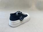 Size 35-40 Black And White Designer Sneakers Lace Up Thick Bottom Sneakers