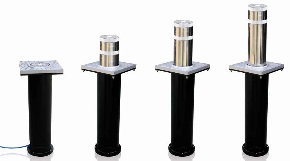Parking Hydraulic Retractable Bollards Automatic Rising Manual Telescopic Bollards