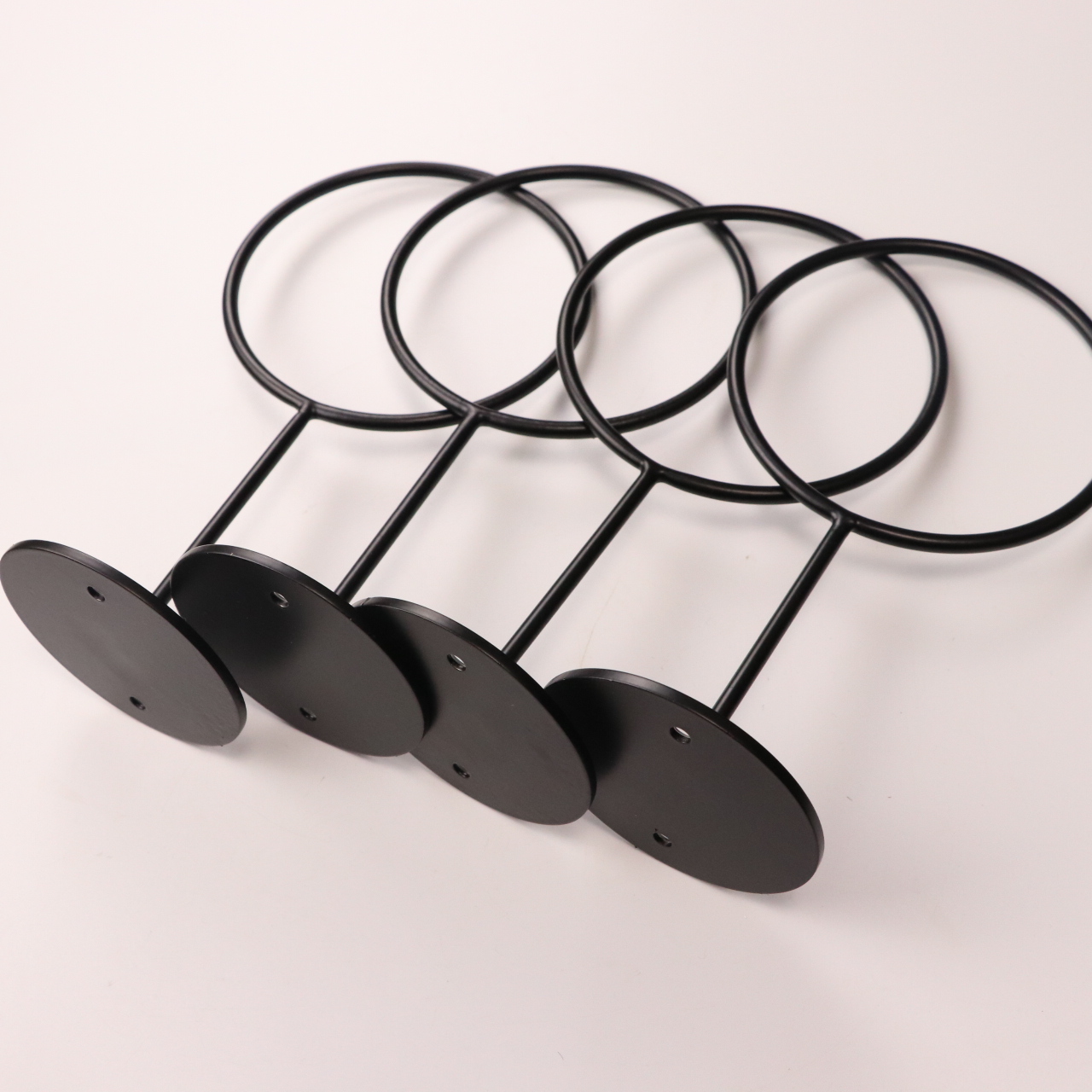 Powder Coated Steel Ball Holder Wall Mount Display Rack Storage for Soccer and Basketball