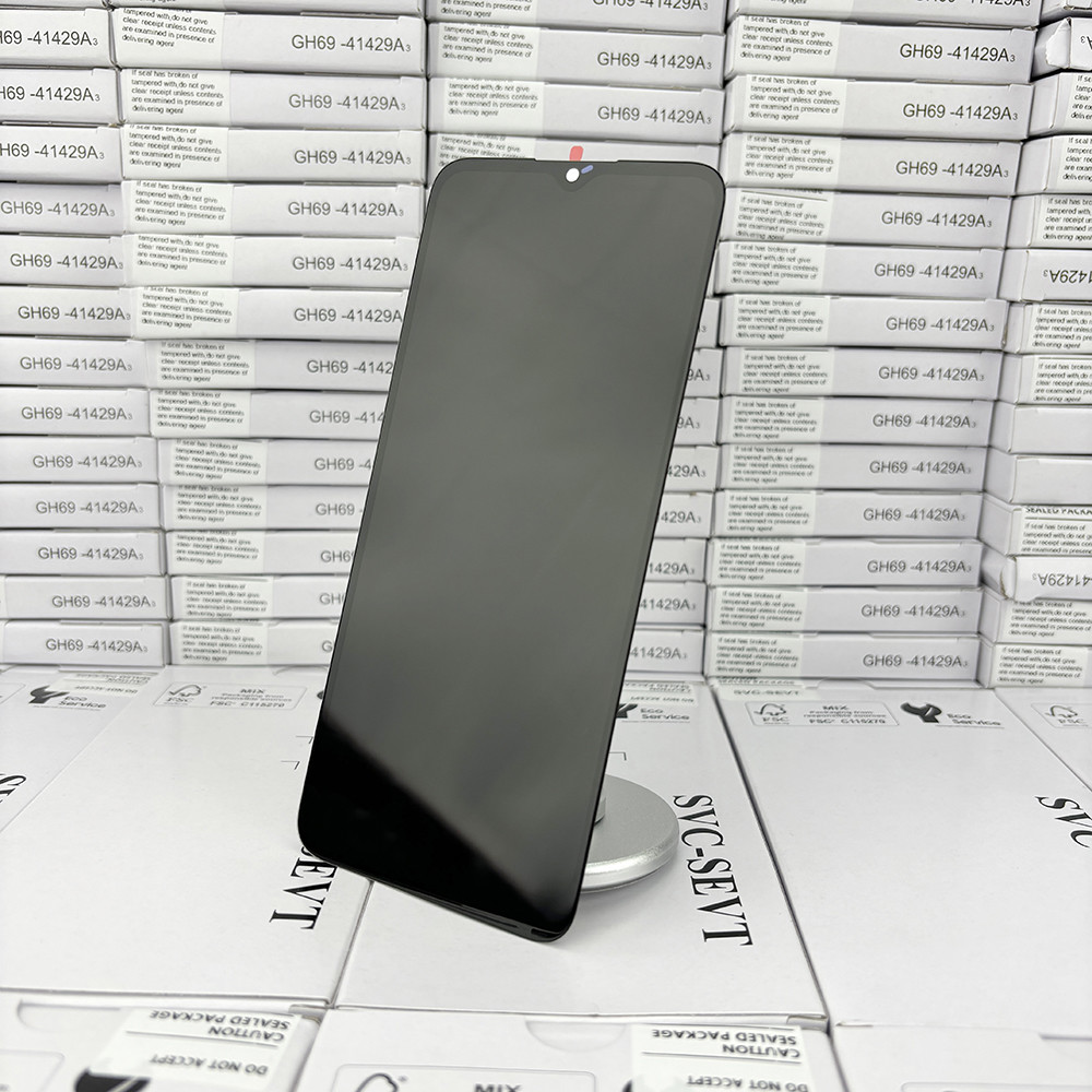Black Color LCD Display Replacement MOQ 5 Pcs For A02S Model Mobile Screen