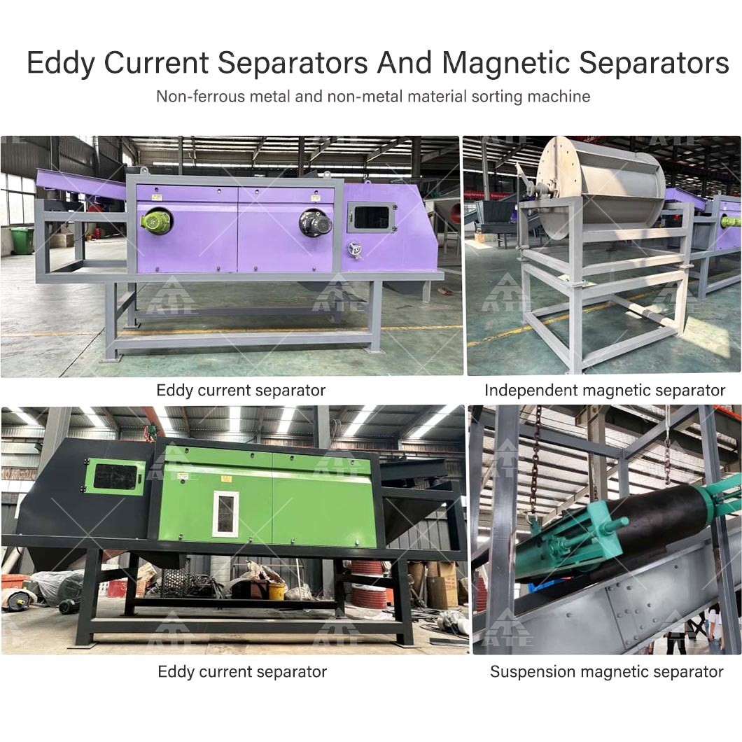 Waste Home Appliance Recycling Machine Waste Home Appliance Plastic Crushing Recycling Machine