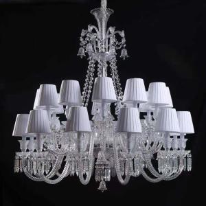Quality K9 Crystal Candle Chandelier Pendant Light ODM Rustproof Mirror Cutting Effect wholesale