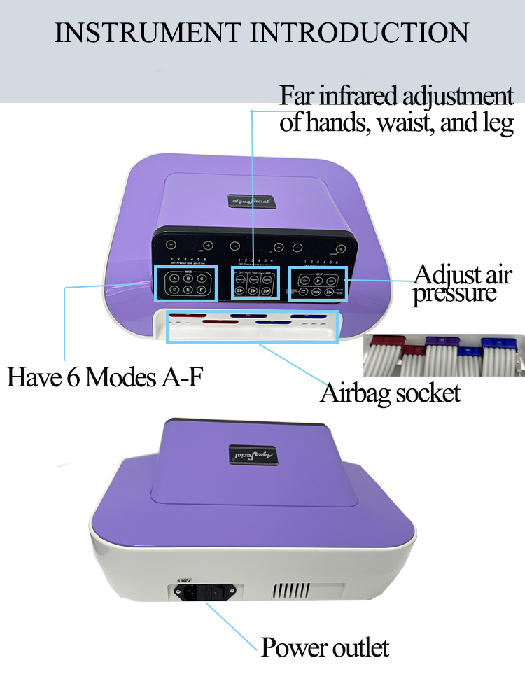 Air Pressure Infrared Pressotherapy Machine Weight Loss with Body Slimming Suit