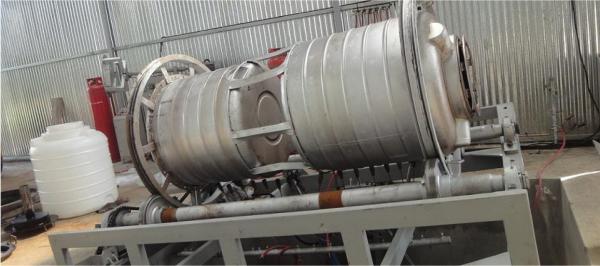 Electric Plastic Rotational Moulding Machine Large Capacity Hot Air Circulation