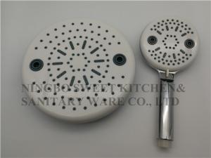 Quality chrome plating shower head hand shower set round overhead shower rain shower ABS material bathroom shower wholesale