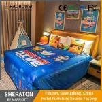 Hotel Furniture Bedroom Sets With Solvent-Free Anti-Fouling Leather Comfort And