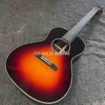 Classic Folk Parlor Acoustic Guitar Solid Indian Rosewood 38 Inch B/S OO Body in