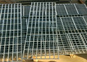 Quality Twisted Galvanized Steel Bar Grating Smooth Flat Surface For Platform / Airport wholesale