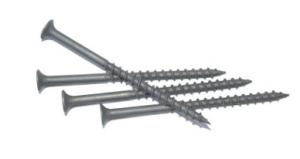 Quality Coarse Thread Chipboard Wood Screws , Grey Phosphated Self Tapping Wood Screws wholesale