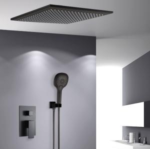 Quality Thermostatic All Copper Black Embedded Concealed Basin Tap wholesale