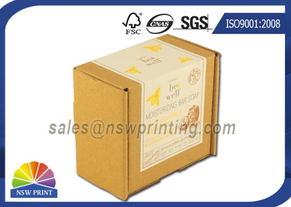 Cheap Custom Print Label Corrugated Kraft Mailing Box E Flute Brown Corrugated Mailer for sale