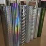 Antistatic PET Self Adhesive Holographic Film Multiple Extrusion