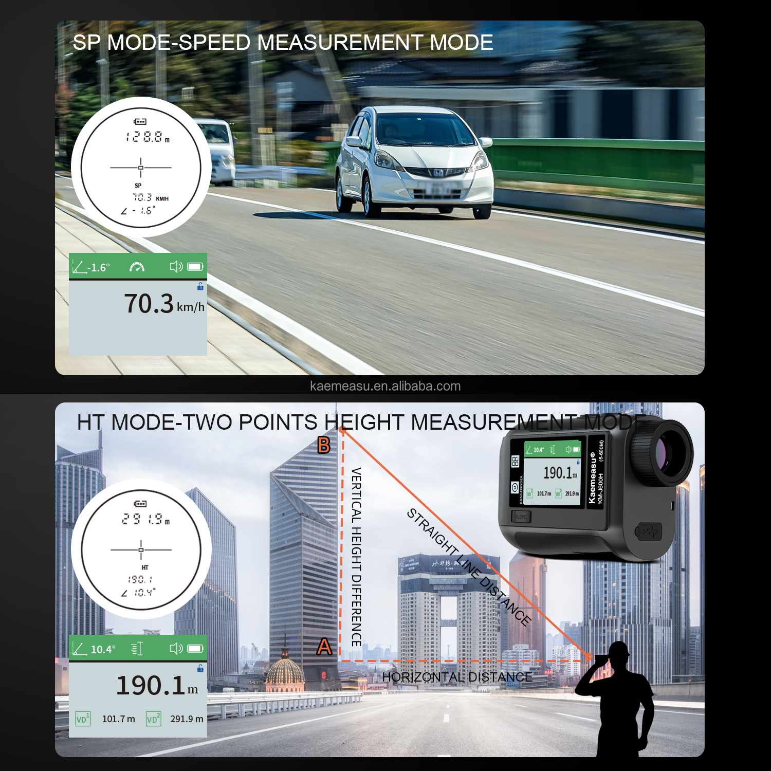1500m Range Finder Monocular Telescope Hunting Rangefinder Golf Distance Meter Laser Distance Meter Golf Rangefinders