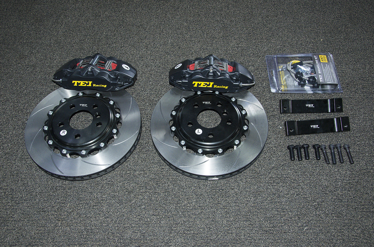 Mini R56 R53 R55 4 Piston BBK Brake Kit 300mm 330mm 345mm Rotor Front Wheel 16 Inch 17 Inch 18 Inch