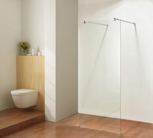 Quality 8mm 600x2000mm Pivot Bath Screen Tempered Safety Glass wholesale