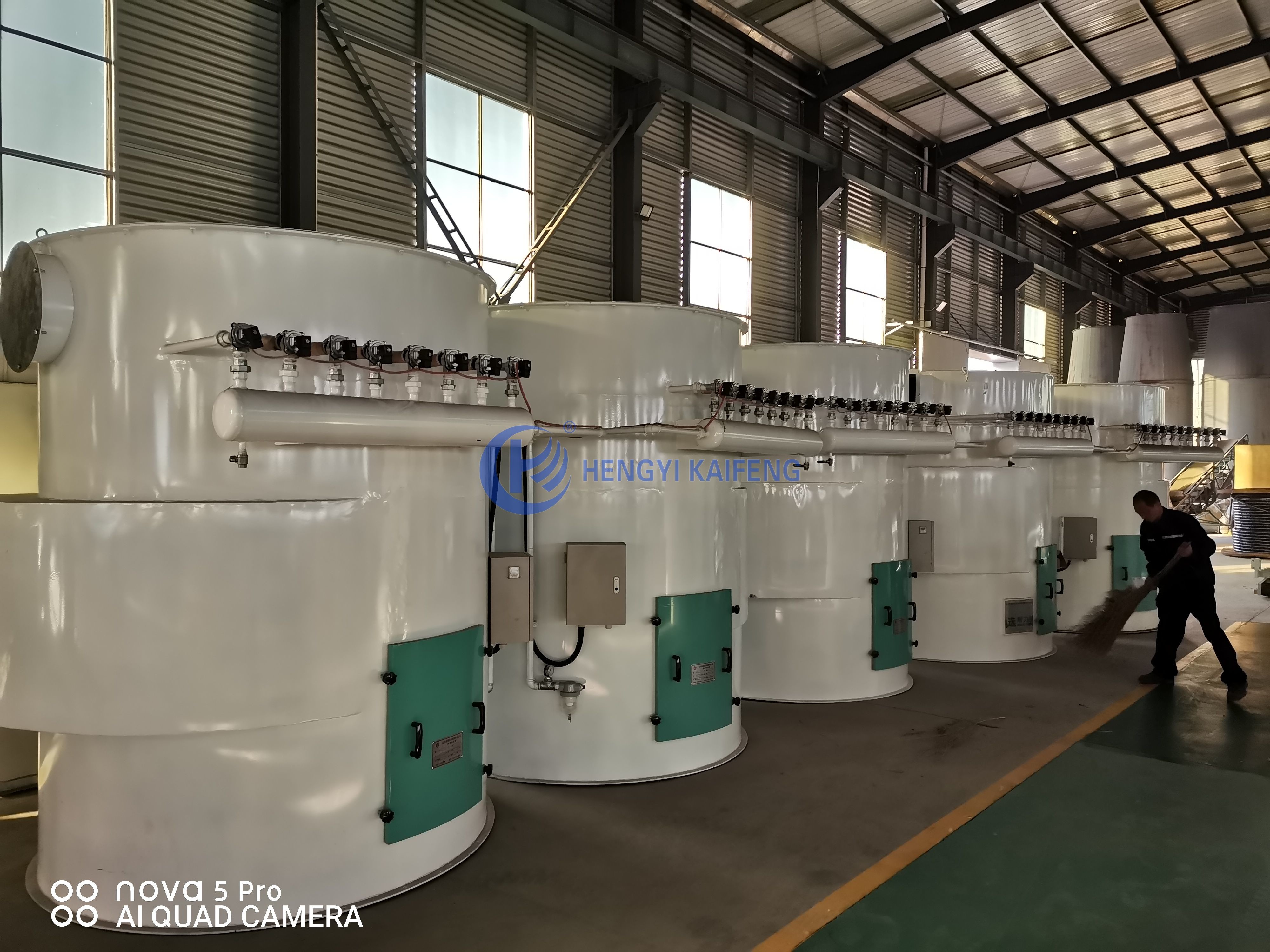 High Efficiency Industrial Dust Removal Equipment Low Noise Level