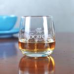 Rockford India Reserve Whisky Promotional Drinking Glasses 12oz With Thickened