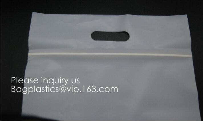 PLA compostable Clear poly custom printed plastic k bags,APPAREL Dress k Bag,garment packaging bag, bagease