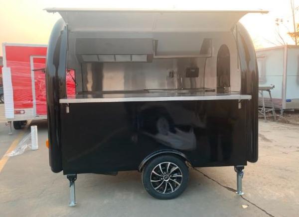 Outdoor Burger Factory Catering Mobile Fast Food Trailer With Stainless Steel