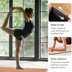 Custom printed eco friendly gym cork yoga balls cork yoga wheel matting