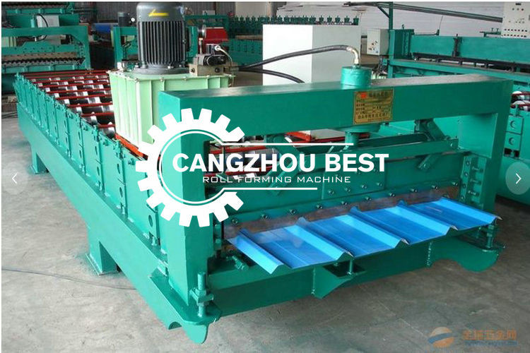 0.8mm 2 Years Warranty PPGI Roofing Sheet Roll Forming Machine