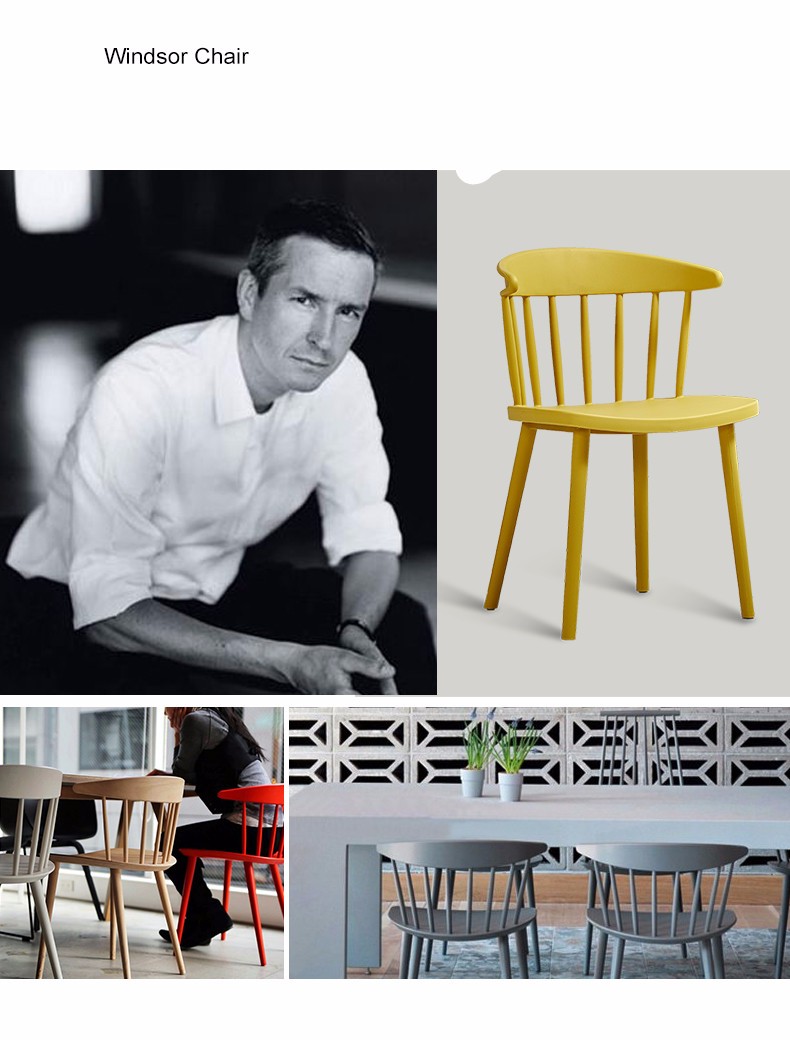Windsor Home Furniture Square Plastic Dining Chairs