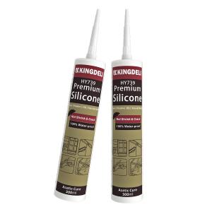 Quality Quick Dry Acetic Multipurpose General Purpose Glass Glue Weatherproof Silicone wholesale