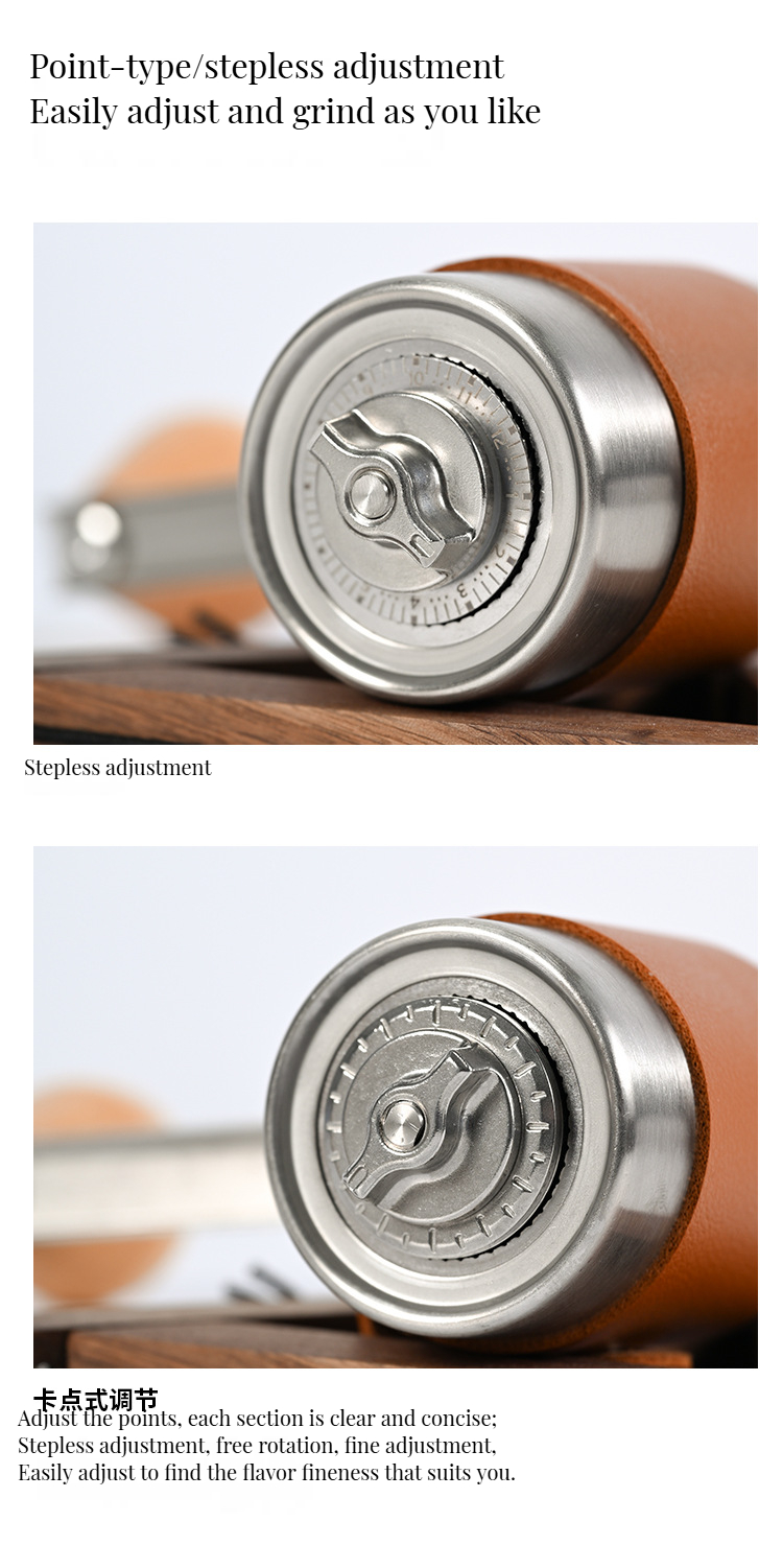 Stainless Steel Espresso Distributor Classic Design with Ceramic Coffee Powder Needles