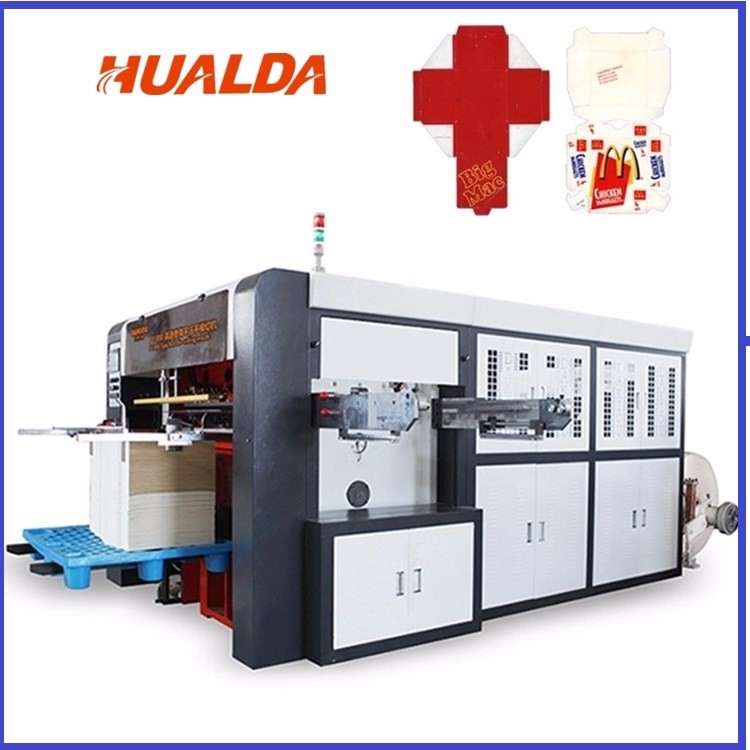 High Speed Paper Cup Forming Machine , 4 Kw Power Lid Forming Machine